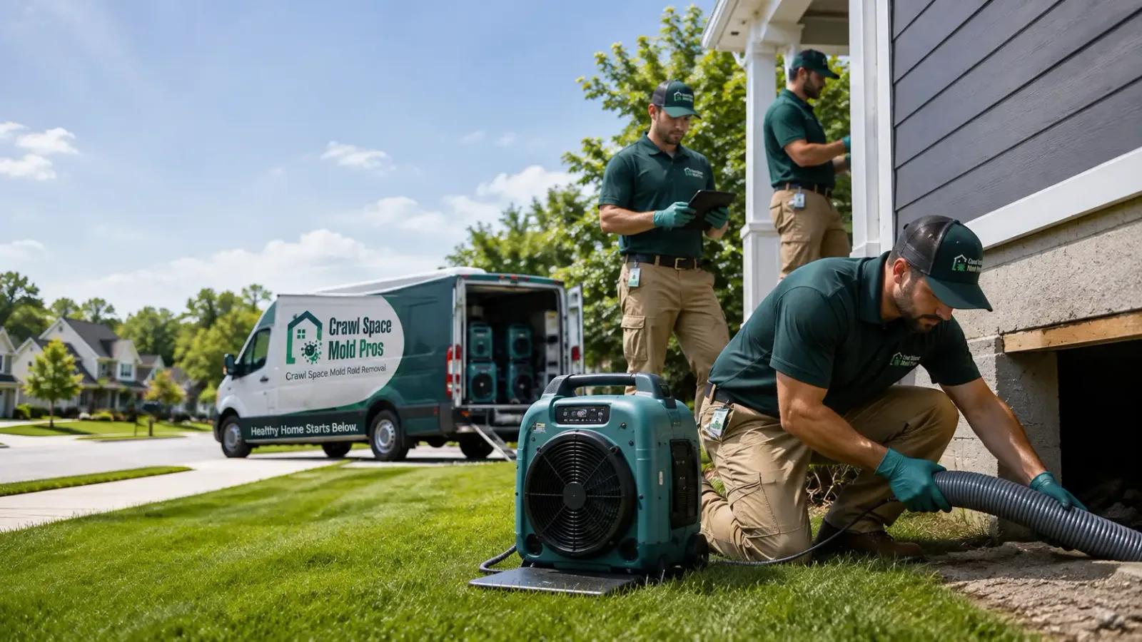 Crawl Space Mold Removal in Hayward, CA